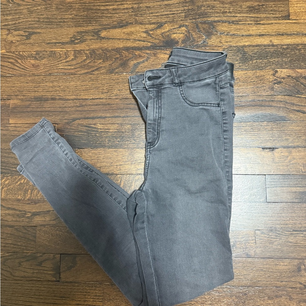 FITJEANS Women's Charcoal Skinny Jeans